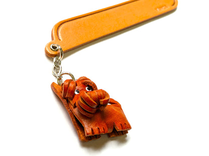 Cairn terrier Leather dog Charm Bookmarker