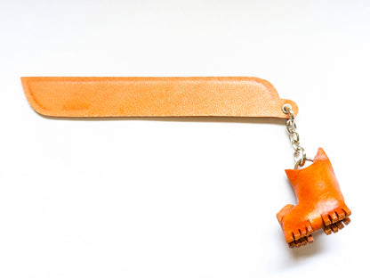 Cairn terrier Leather dog Charm Bookmarker