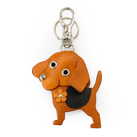 Beagle Handmade Leather Dog/Bag Charm