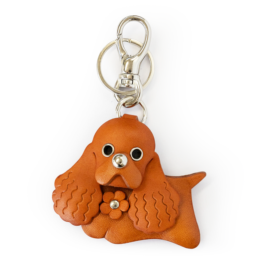 American Cocker Spaniel Leather Dog/Bag Charm