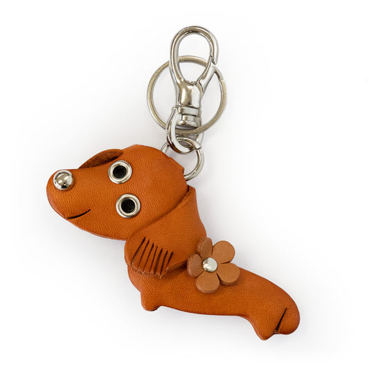 Dachshund Handmade Leather Dog/Animal Bag Charm