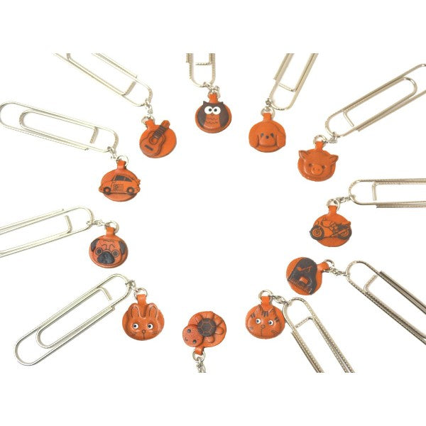 Sports car Leather Charm/Paper Clip