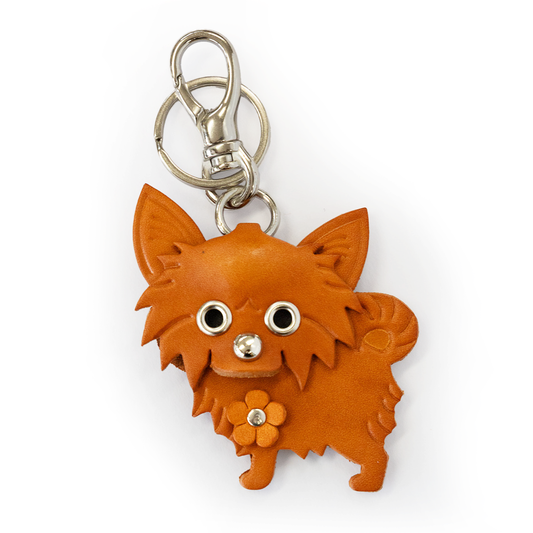 Chihuahua Long Haird Leather Dog/Bag Charm