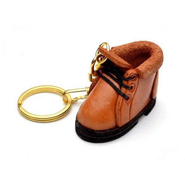Mountain Climbing Boot Leather Keychain(L)