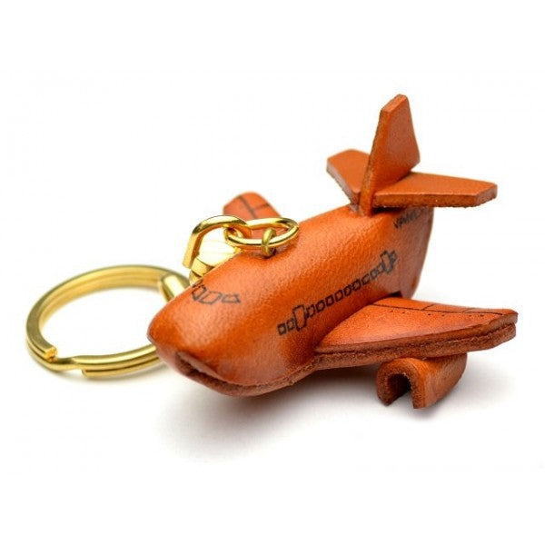 Airplane Leather Keychain(L)