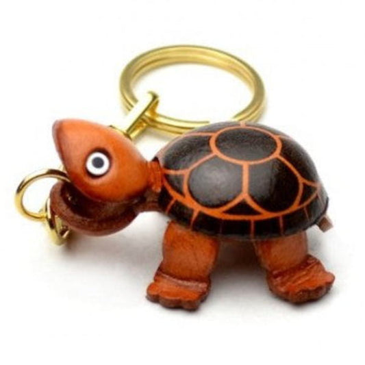 Turtle Leather Keychain(L)