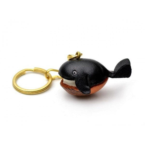 Whale Leather Keychain(L)