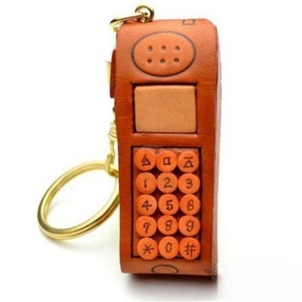Cellular(Mobile) Phone Leather Keychain(L)