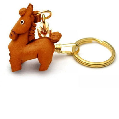 Horse Leather Keychain (Chinese Zodiac)