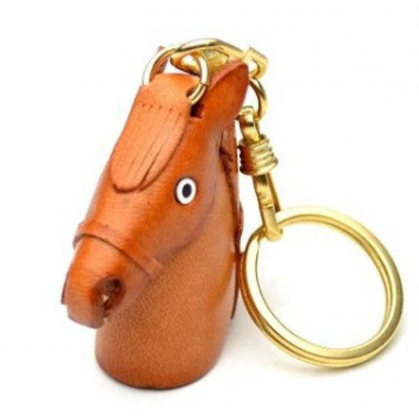 Horse-head Leather Keychain(L)