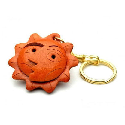 An Artistic Face Leather Keychain(L)