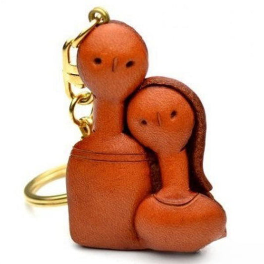 A Couple Leather Keychain(L)