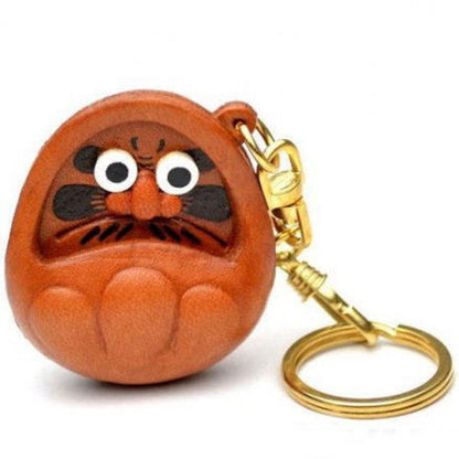 Tumbling Doll Leather Keychain(L)