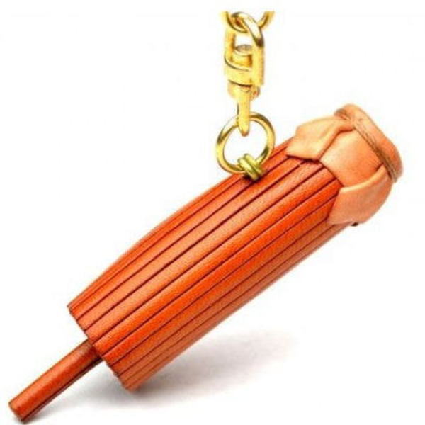 Japanese Old Fashioned Umbrella Leather Keychain(L)