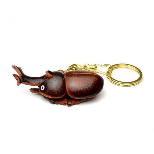 Beetle Leather Keychain(L)