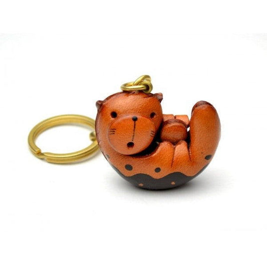Sea-otter Leather Keychain(L)