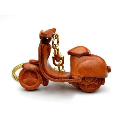 Motor Scooter Leather Keychain(L)