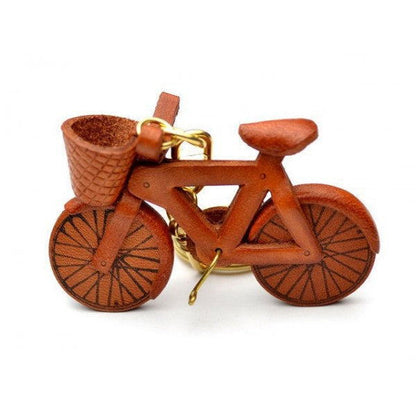 Bicycle Leather Keychain(L)