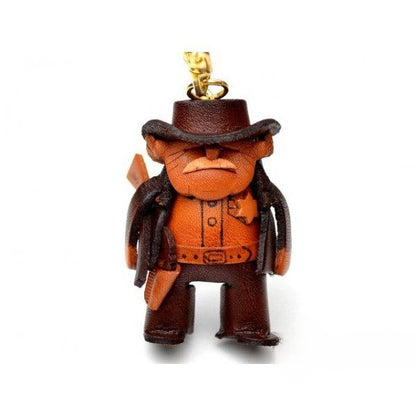 Sheriff Leather Keychain(L)