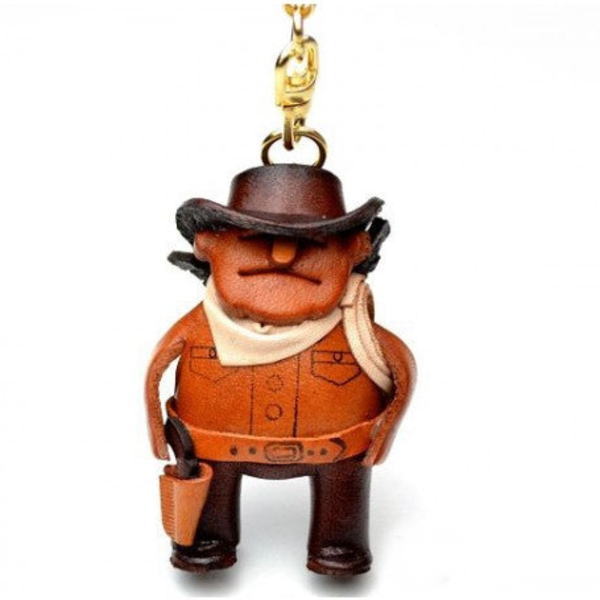 Cowboy Leather Keychain(L)