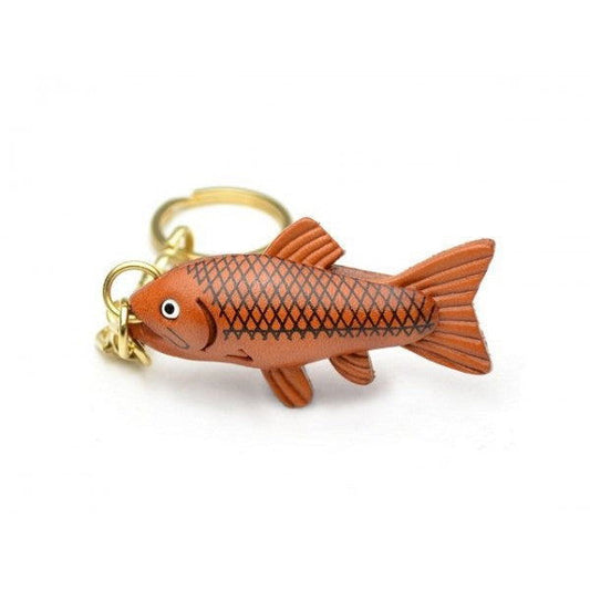 Salmon Leather Keychain(L)
