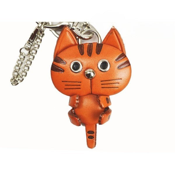 Cat Handmade Leather Cat/Bag Charm