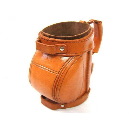 Golf Bag Handmade Leather Eyeglasses Holder/Stand #26223