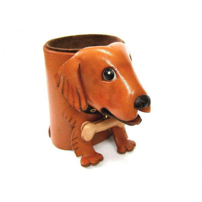 Golden retriever Japanese Leather Eyeglasses Holder/Stand #26207