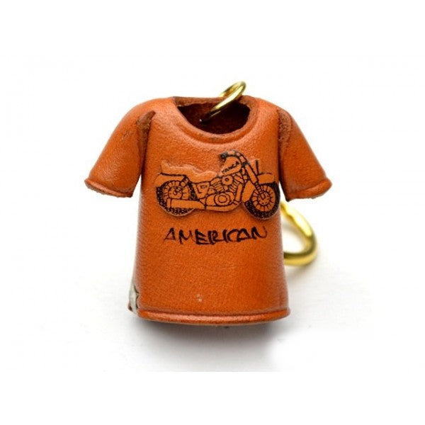 American Chopper Bike T-shirt Leather Keychain