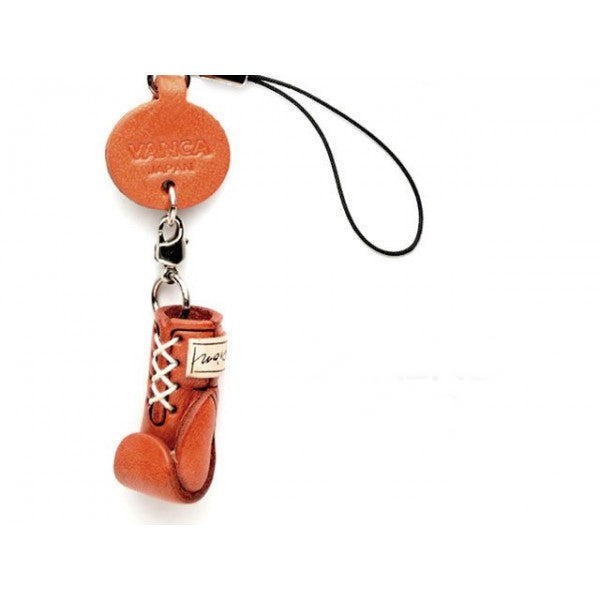 Boxing globe Japanese Leather Cellularphone Charm Goods