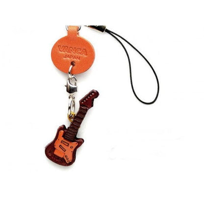 Electric Guitar Leather Cellularphone Charm