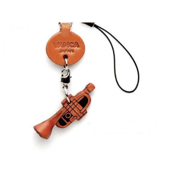 Trumpet Leather Cellularphone Charm