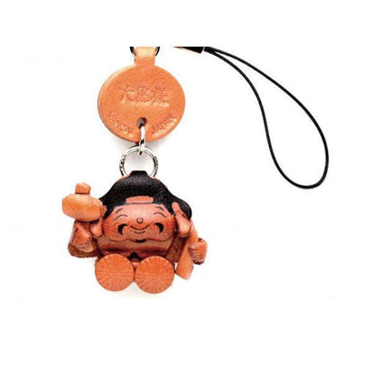 Dikoku(God of Welth) Leather Cellularphone Charm