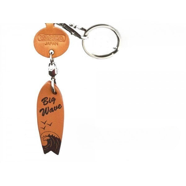 Surfboard Japanese Leather Keychains Goods