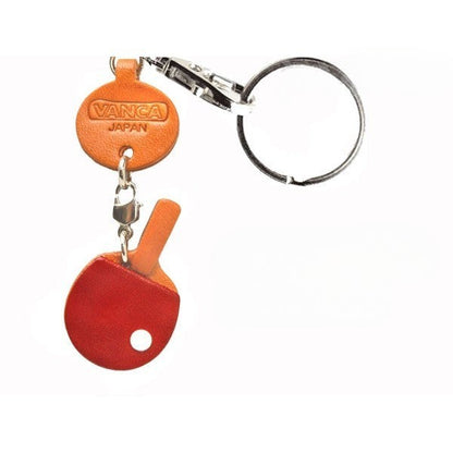 Pingpong paddle Japanese Leather Keychains Goods