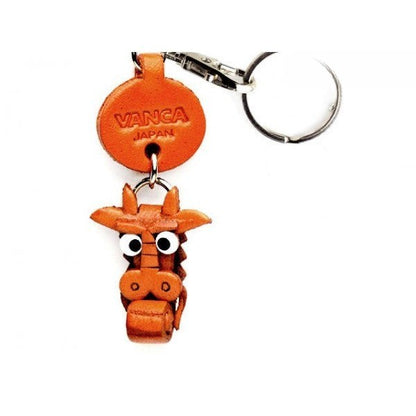 Dragon Leather Keychains Little Zodiac Mascot