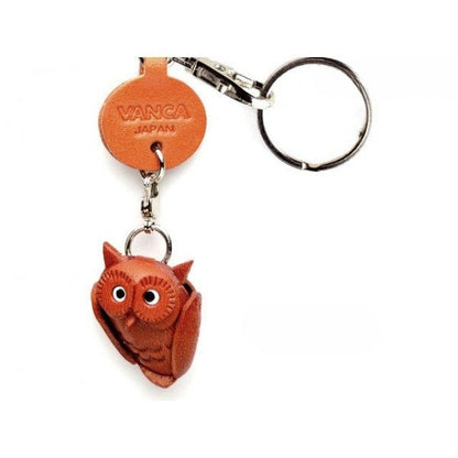 Owl Japanese Leather Keychains Goods