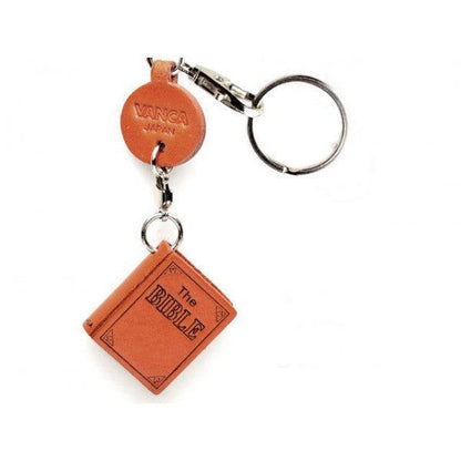 The Bible Leather Keychain