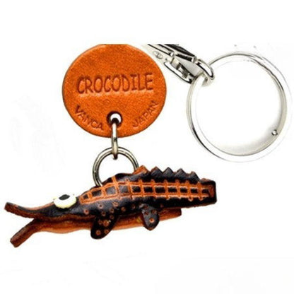 Crocodile Japanese Leather Keychains Fish