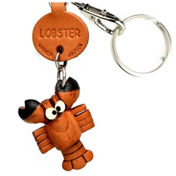 Lobster Japanese Leather Keychains Fish