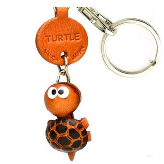 Turtle Japanese Leather Keychains Fish