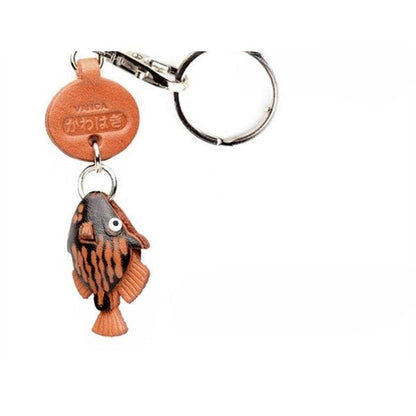 Filefish Japanese Leather Keychains Fish