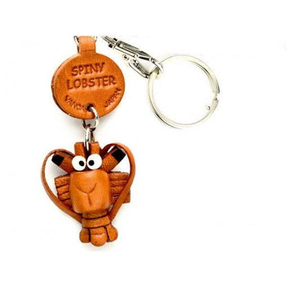 Spiny Lobster Japanese Leather Keychains Fish