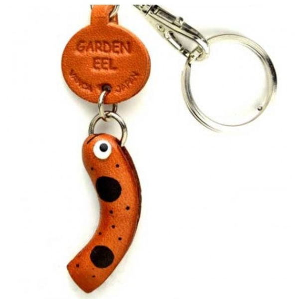 Garden Eel Leather Keychain Sea Animals