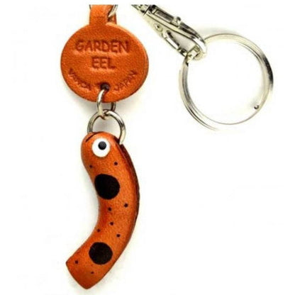 Garden Eel Leather Keychain Sea Animals