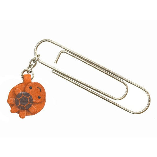 Turtle Animal Leather Charm/Paper Clip