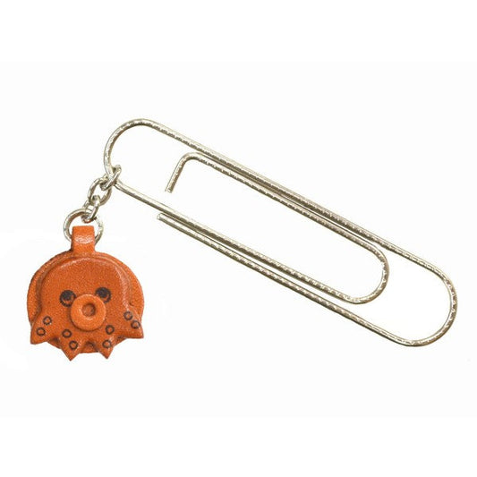 Octopus Animal Leather Charm/Paper Clip