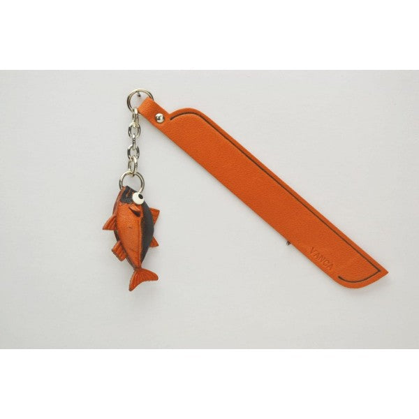 Tuna Leather Charm Bookmarker
