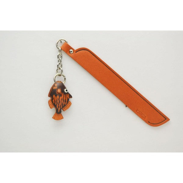 Filefish Leather Charm Bookmarker
