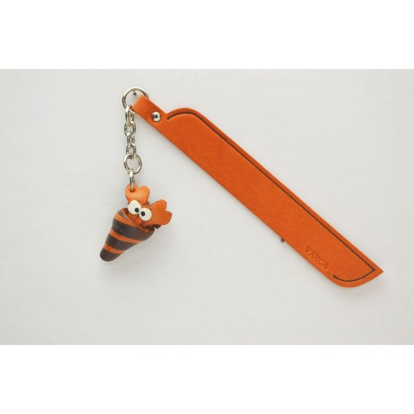 Hermit Crab Leather Charm Bookmarker
